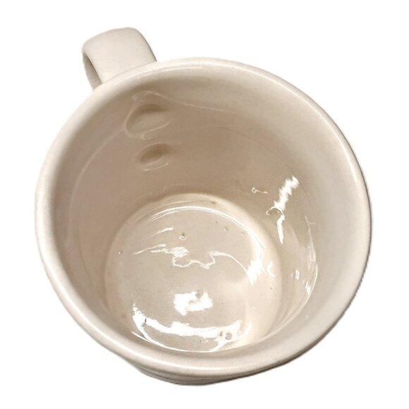 Vintage McCoy Pottery Coffee Mug ~ Blue & Pink Stripe ~ 3.5", 11 Oz 1970's USA - Picture 6 of 7